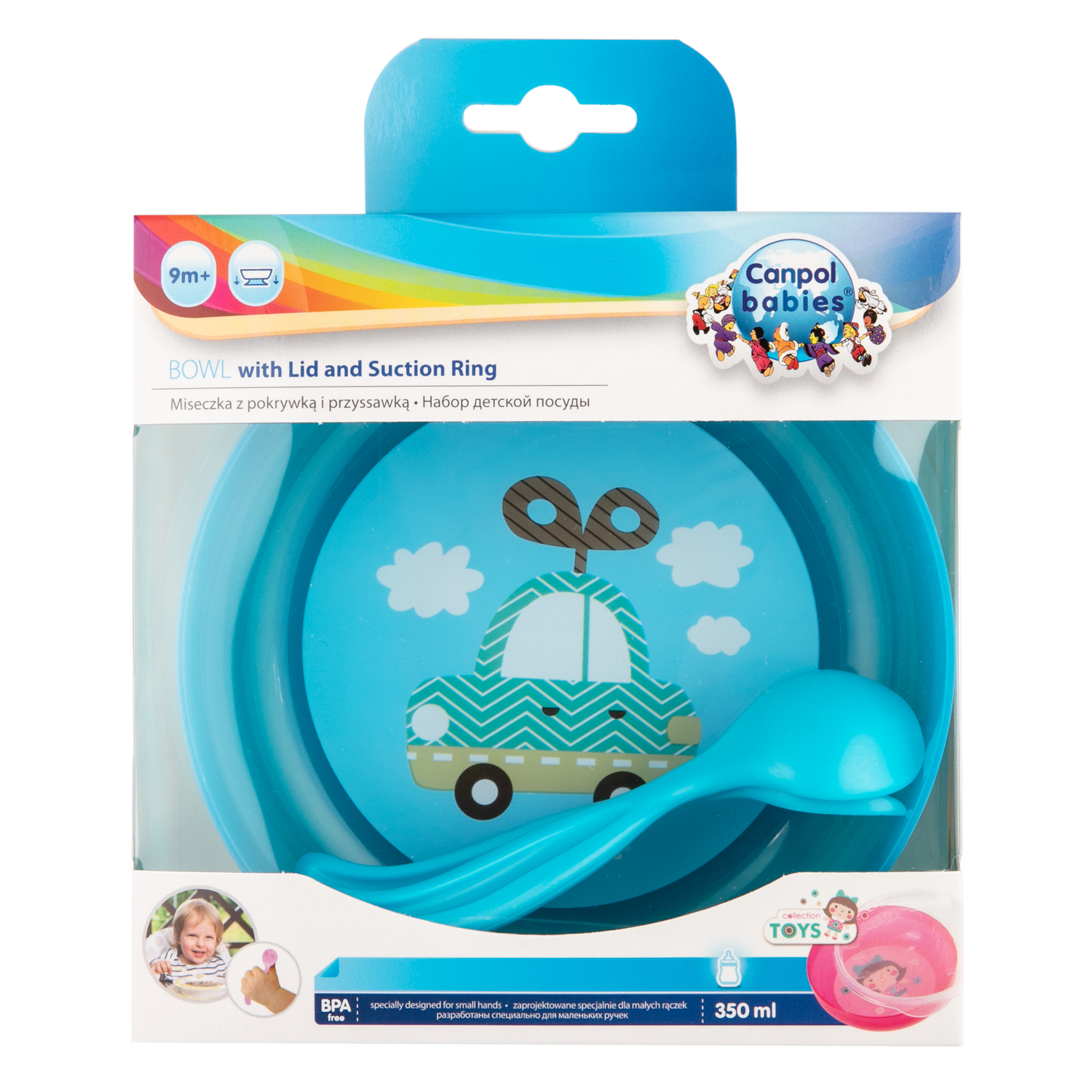 CANPOL SUCTION BABY BOWL SET