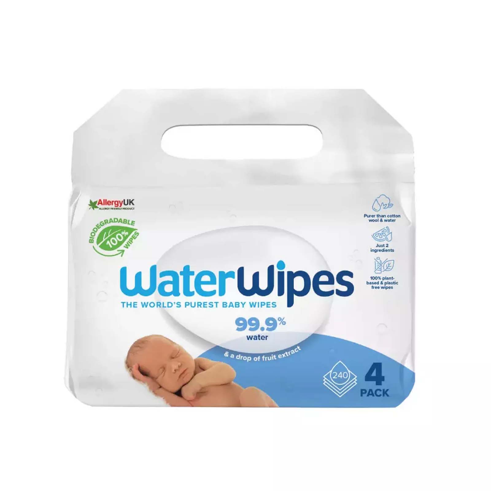 WATER WIPES 4 pack VALUE PACK