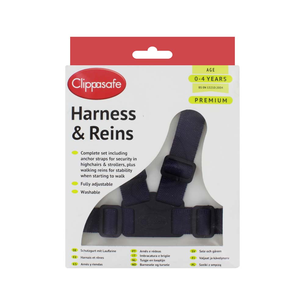CLIPPASAFE EASY WASH HARNESS & REINS - NO. 10 NAVY