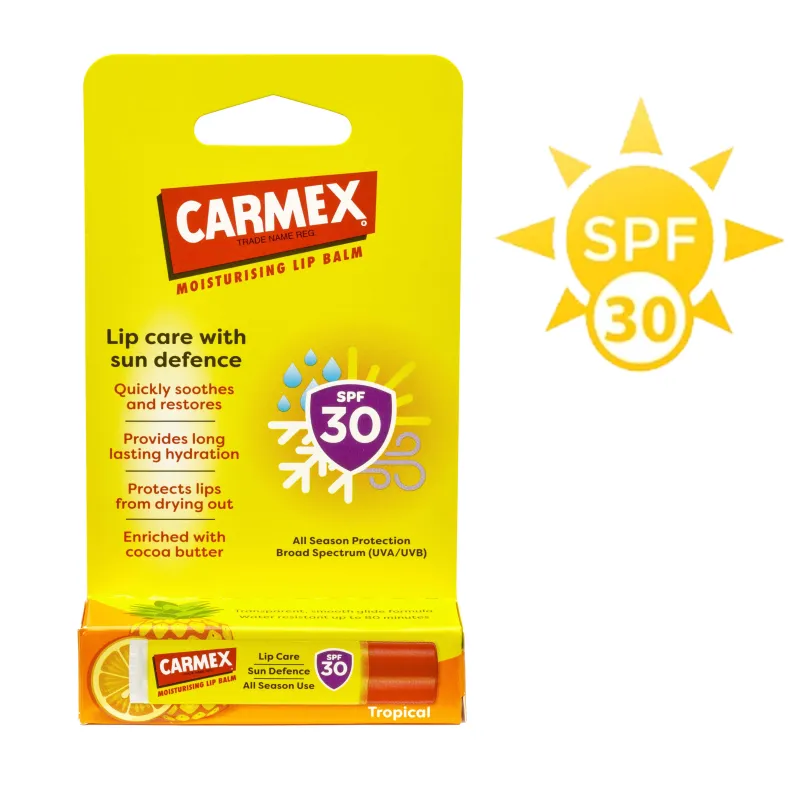 CARMEX TROPICAL SPF 30 STICK x 12