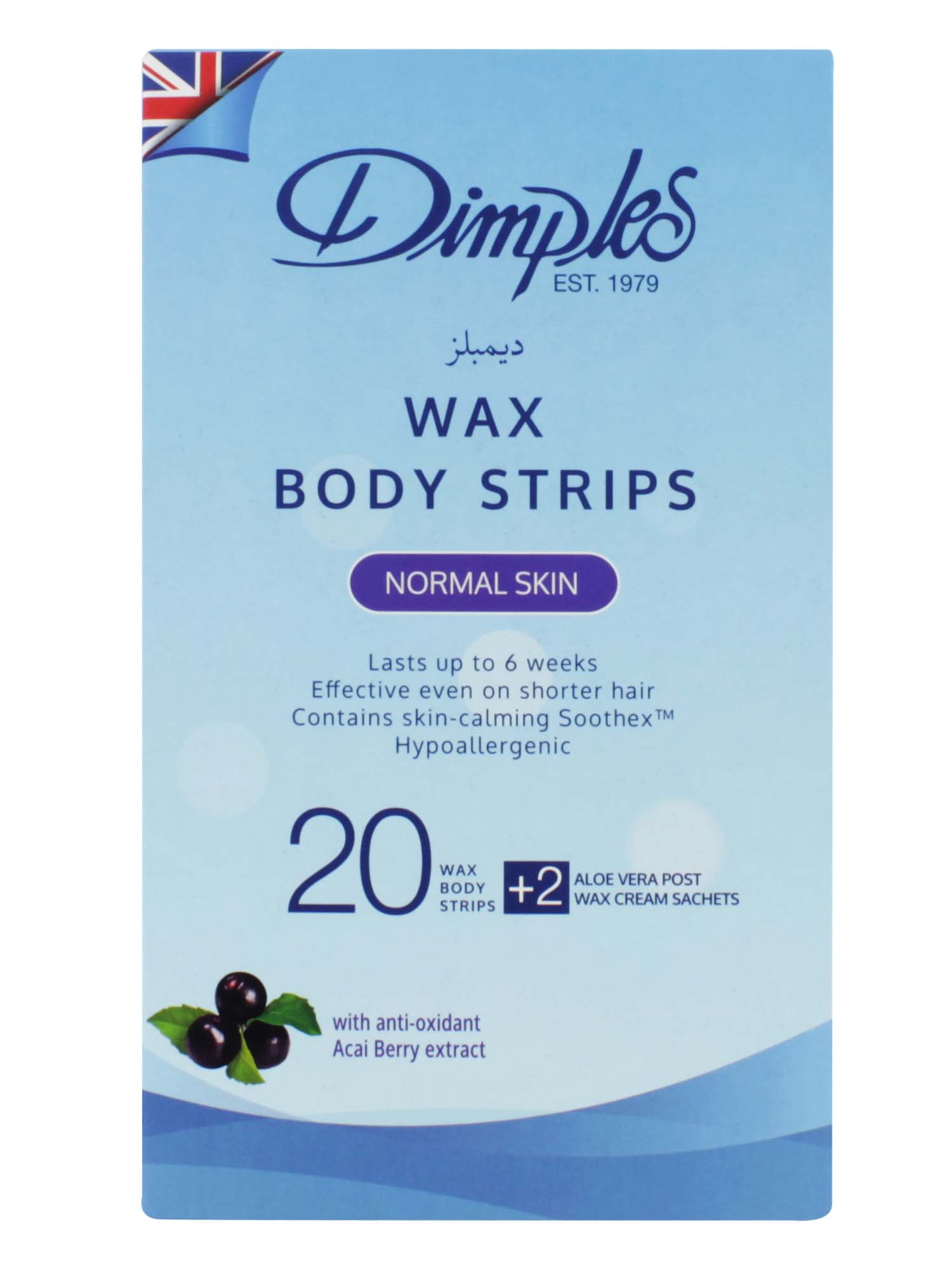 DIMPLES BODY WAX STRIPS W901