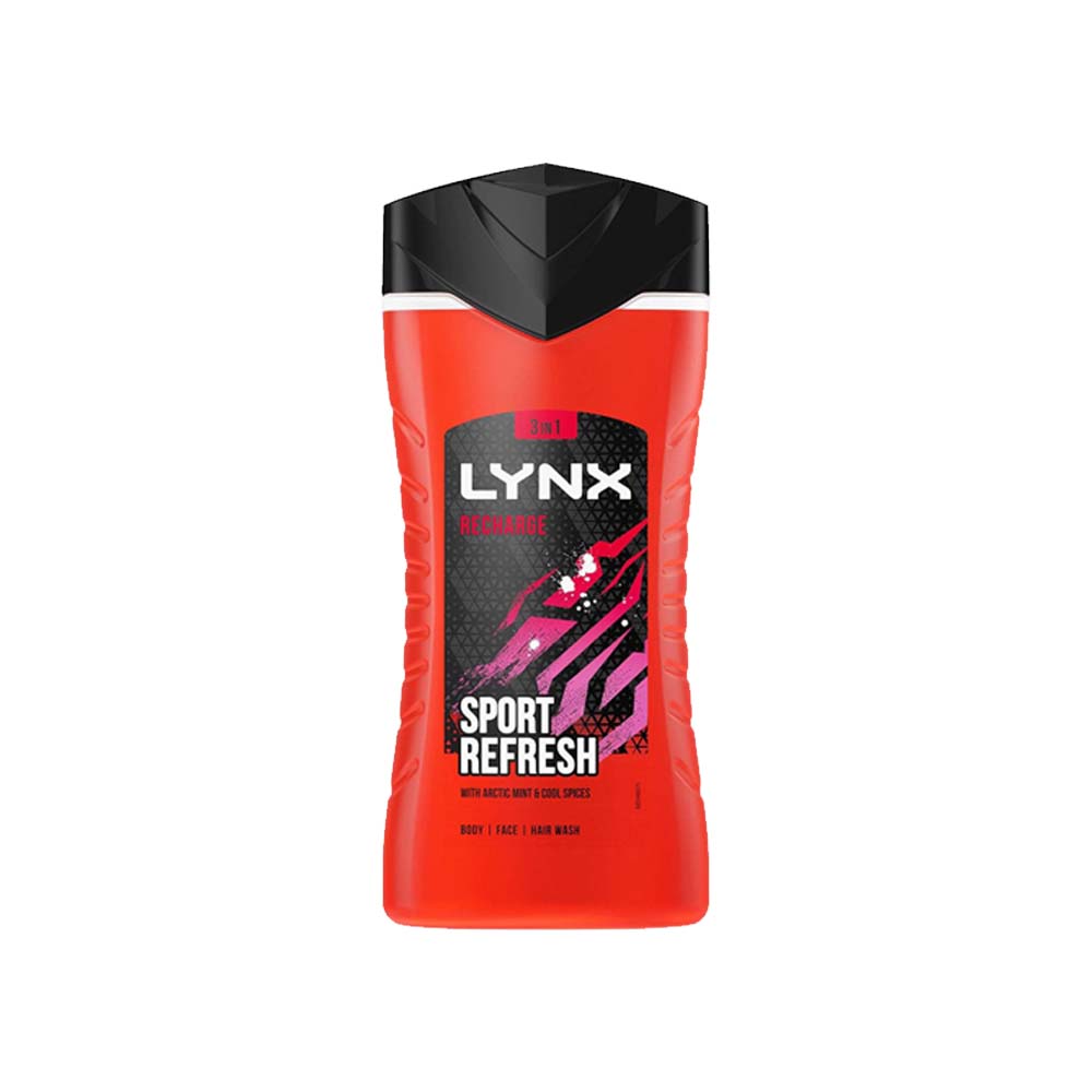LYNX RECHARGE SPORT S/GEL 225ml