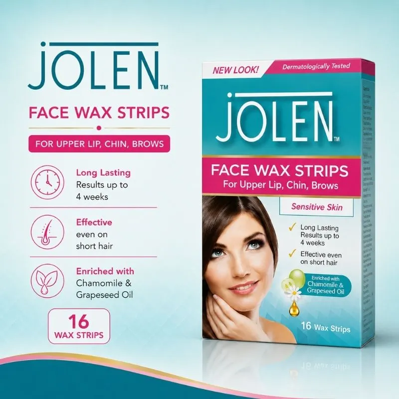 JOLEN FACIAL STRIP WAX 16s