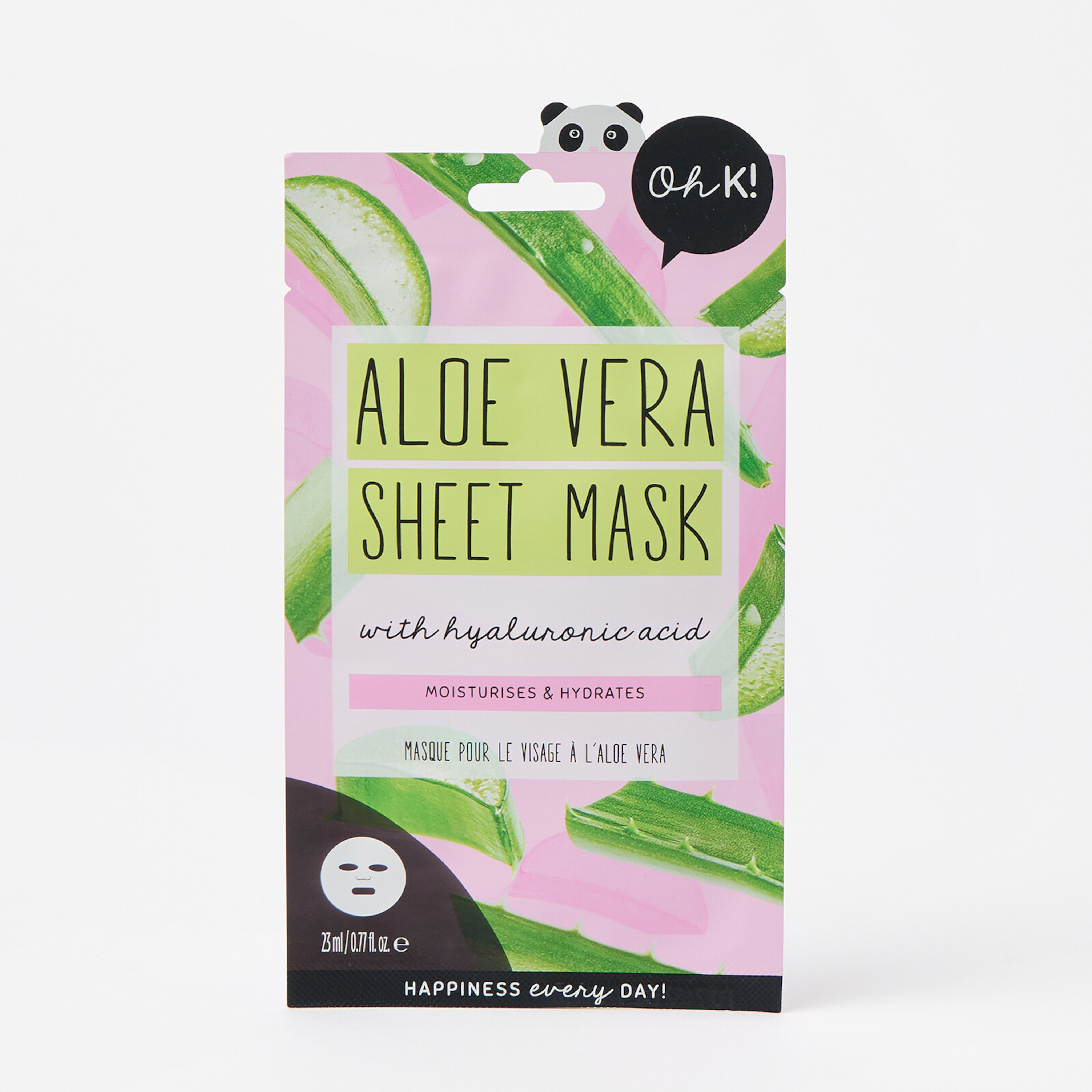 OH K ALOE VERA FACE SHEET MASK x12