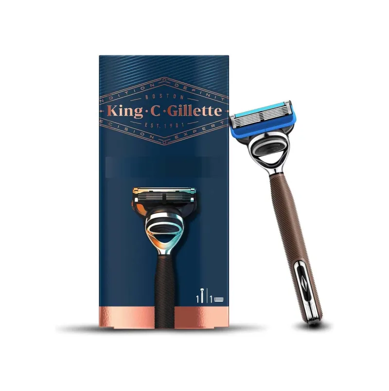 KING C GILLETTE 5 BLADE RAZOR