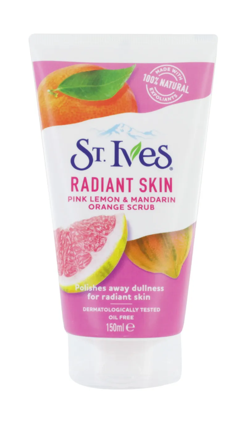 ST IVES RADIANT SKIN PINK LEMON SCRUB 150ml