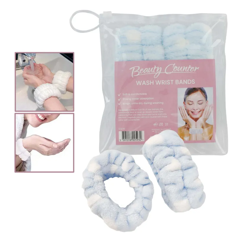 BEAUTY COUNTER WRIST WASH BANDS