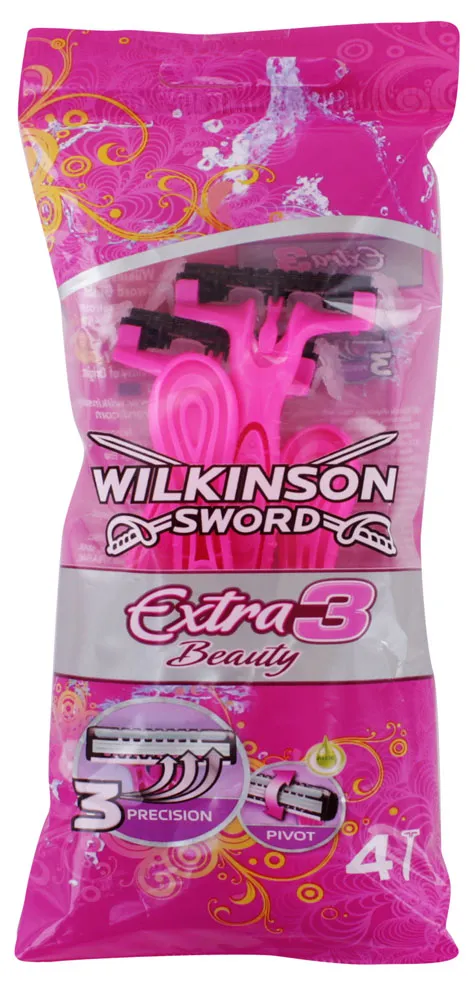 WILKINSON SWORD EXTRA 3 BEAUTY 4 RAZORS