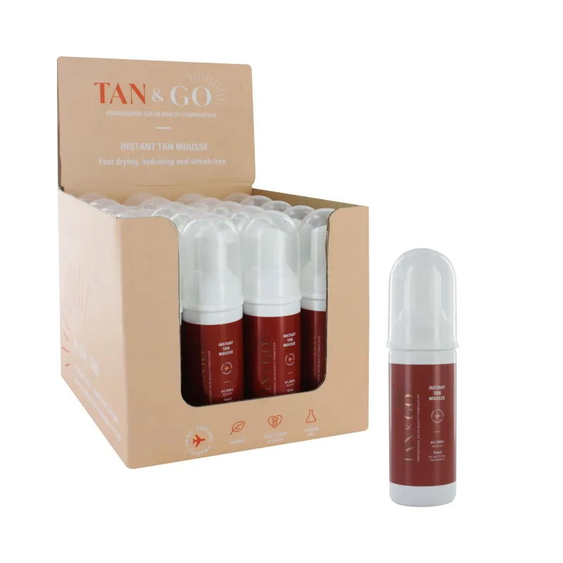 TAN & GO MEDIUM TAN MOUSSE TRAVEL 50ml