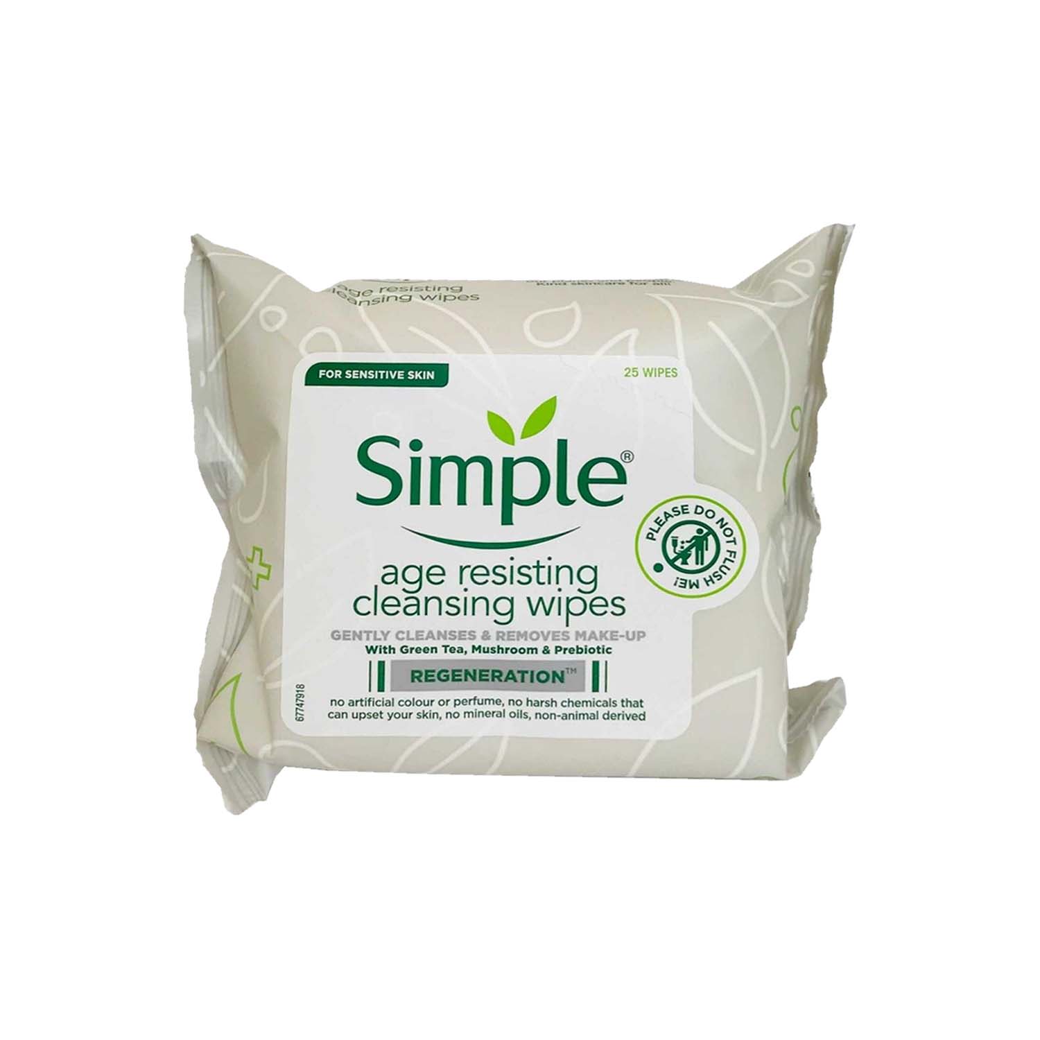 SIMPLE AGE RESISTING 25 WIPES