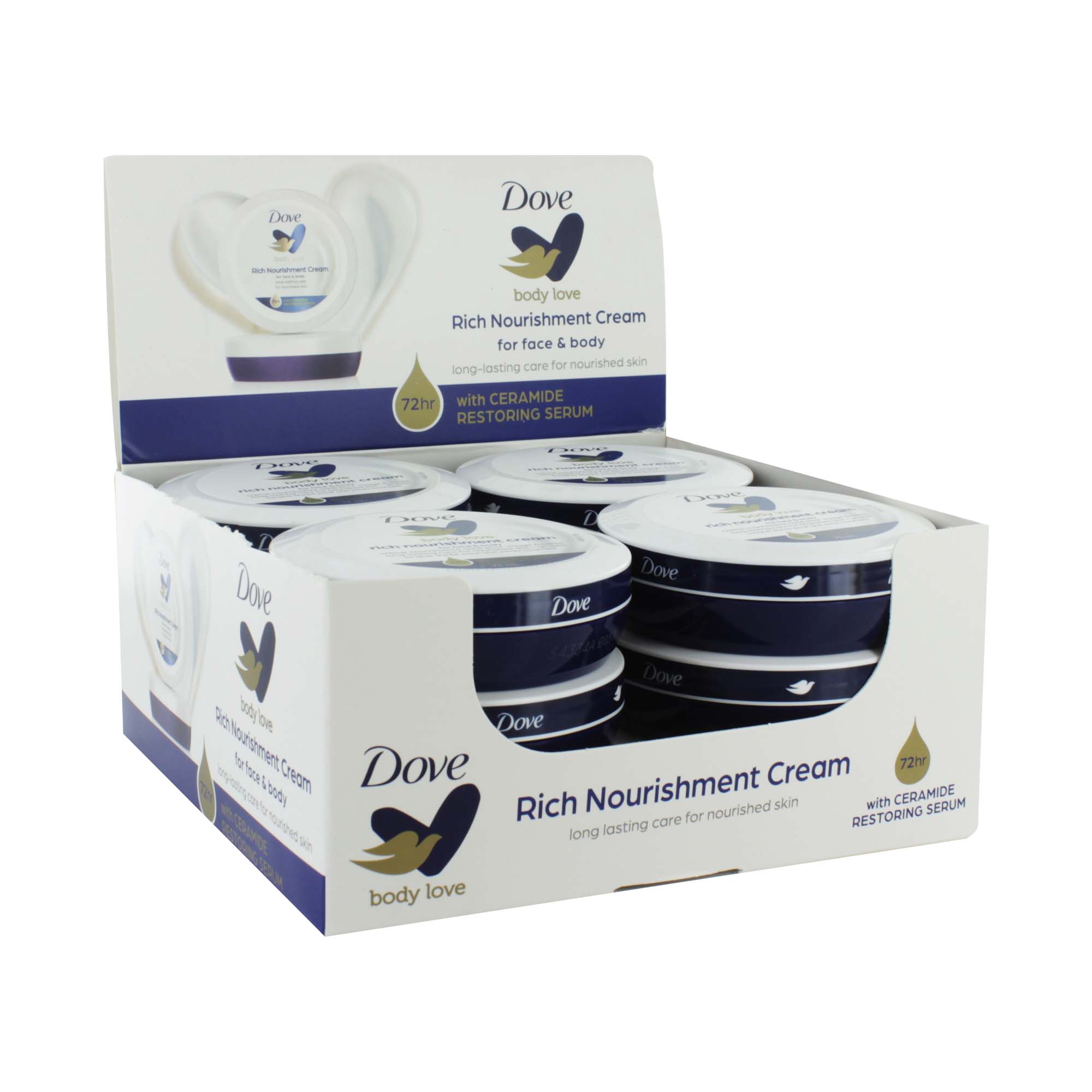 DOVE BLUE NOURISHMENT CREAM 75ml disp x12