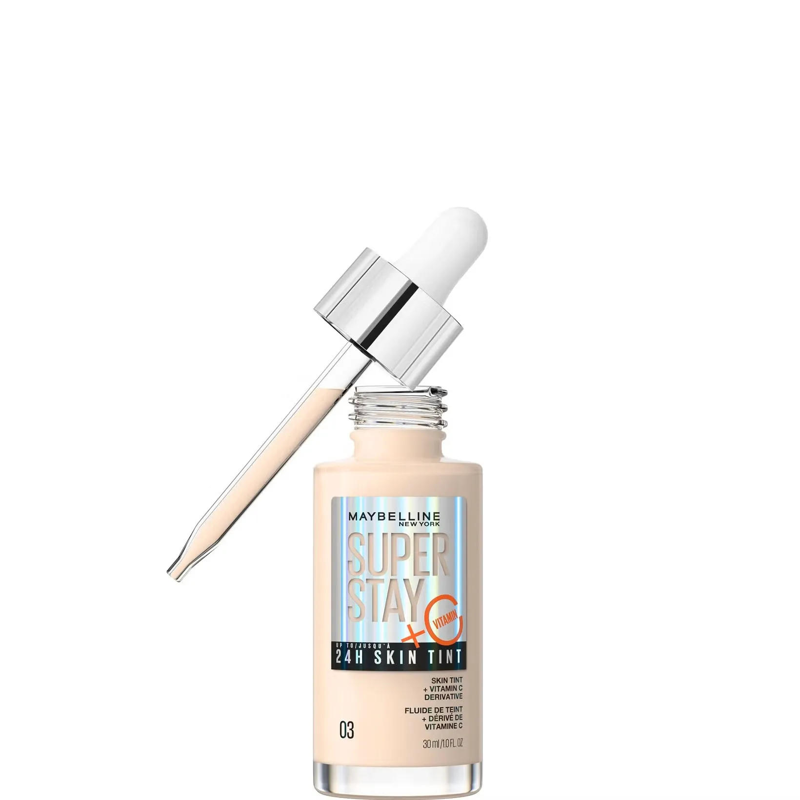 MAYBELLINE SUPER STAY 24H SKIN TINT FOUNDATION SHADE 03