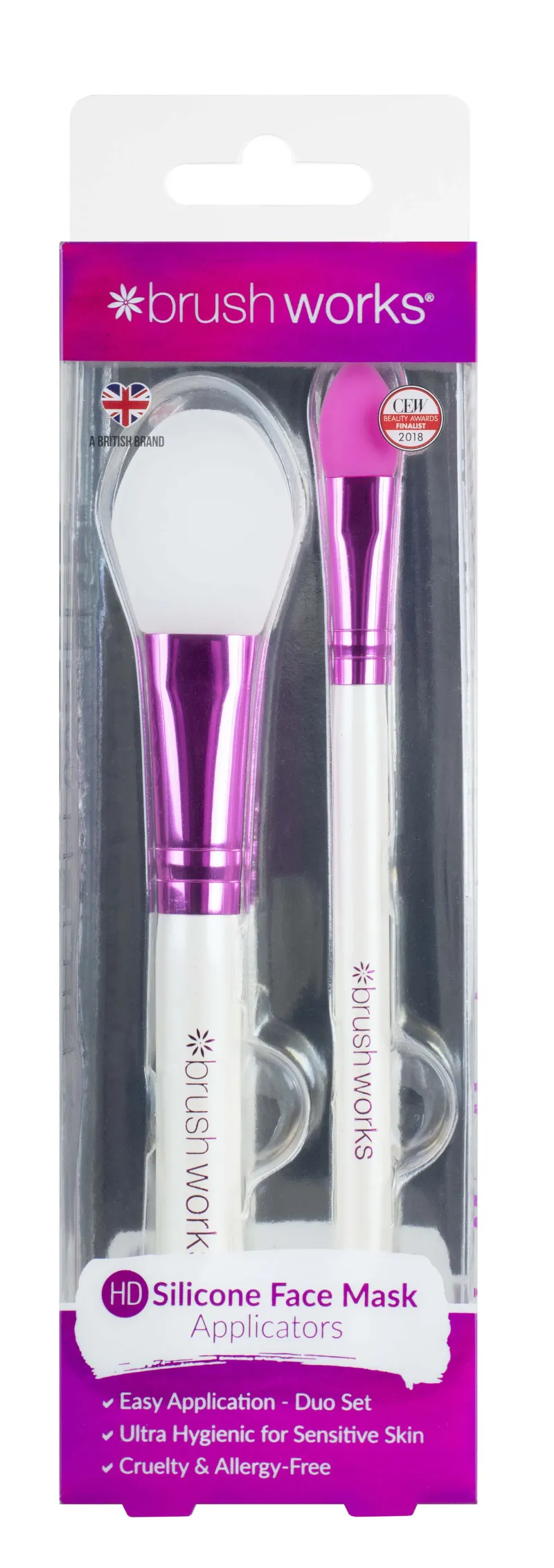 BRUSH WORKS HD SILICONE FACE MASK APPLICATORS 52 56 282