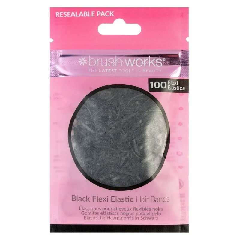 BRUSH WORKS 100 BLACK FLEXI ELASTIC 52 56 542