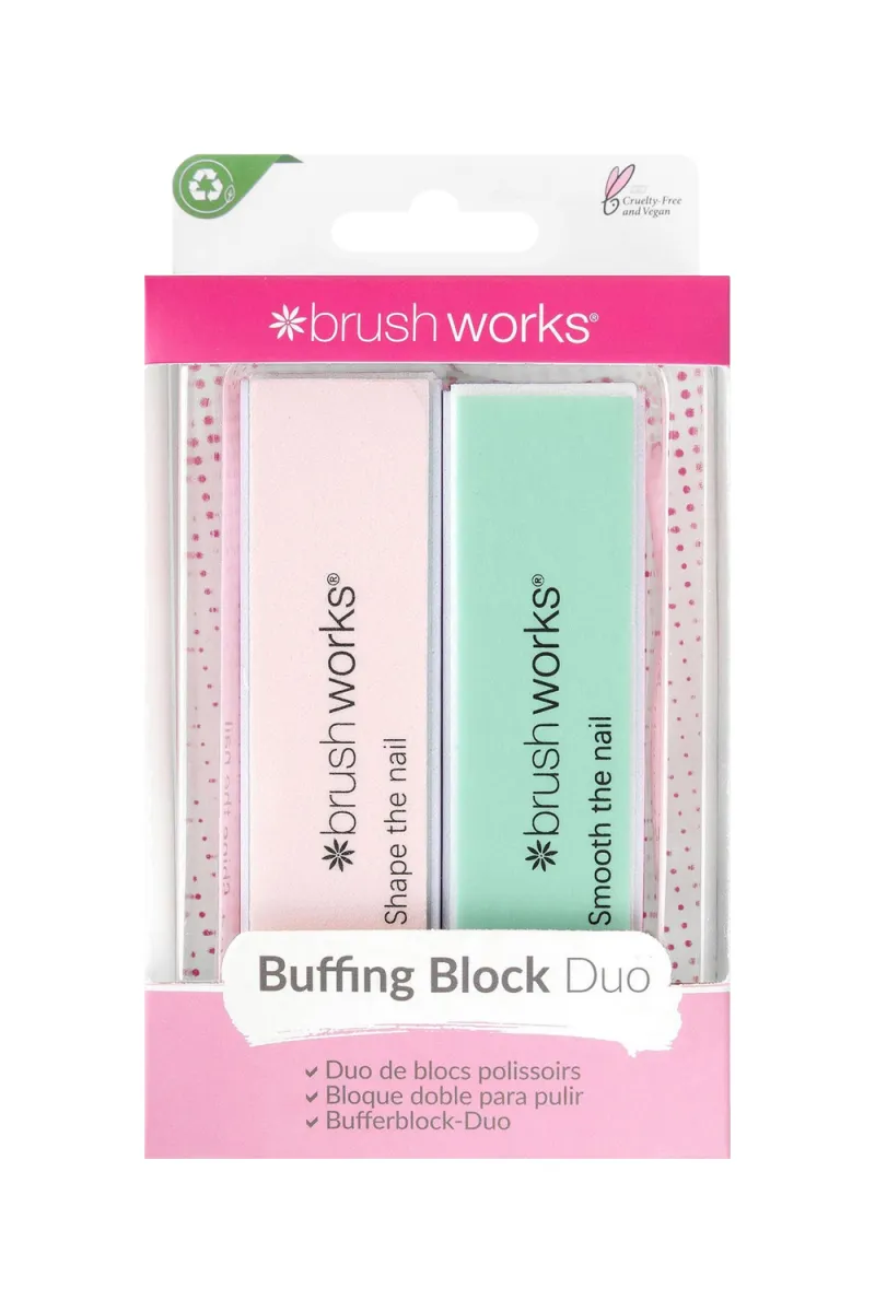 BRUSH WORKS 2 NAIL BUFFING BLOCKS 52 56 357