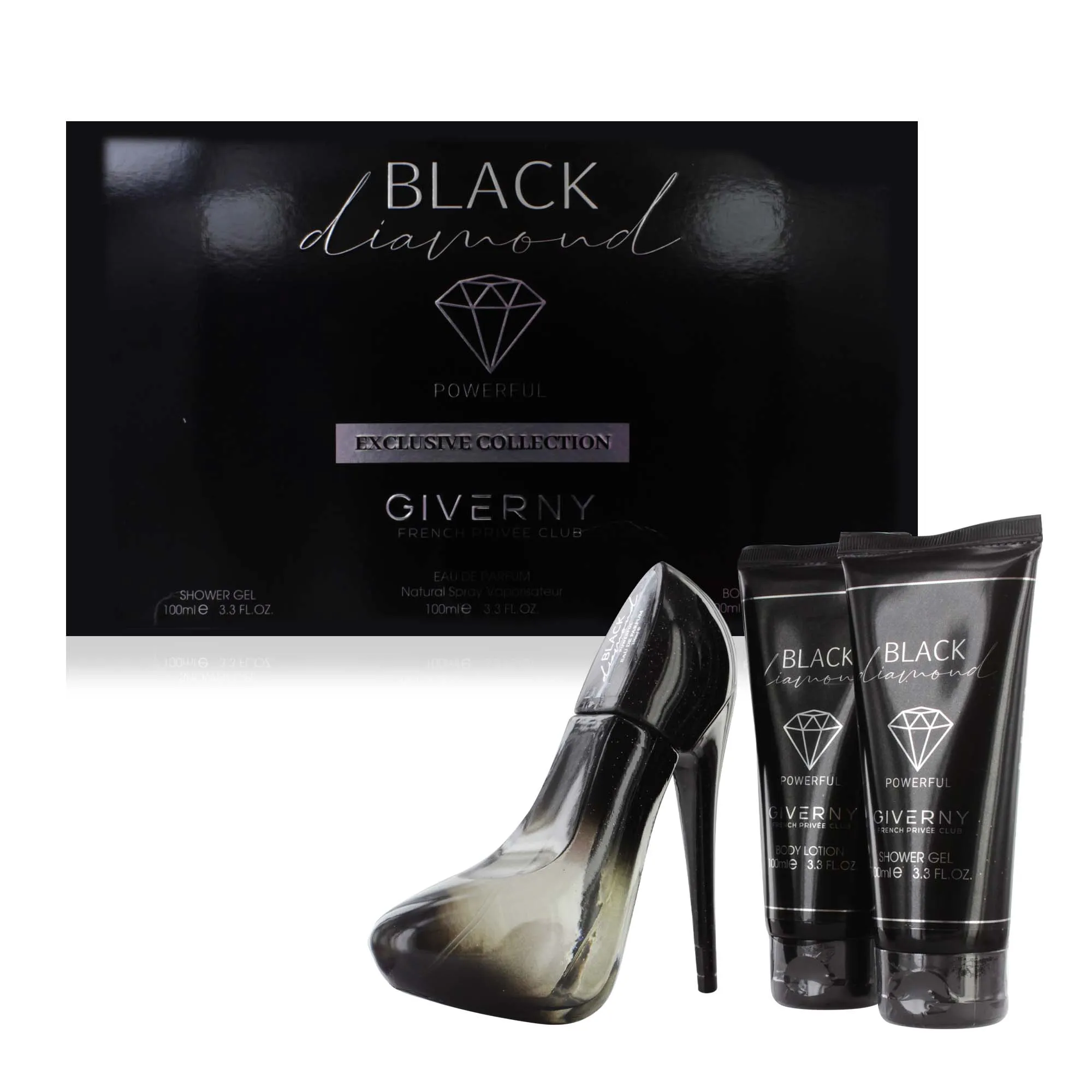 GIVERNY BLACK DIAMOND 3pce GIFT SET (YSL BLACK OPIUM)