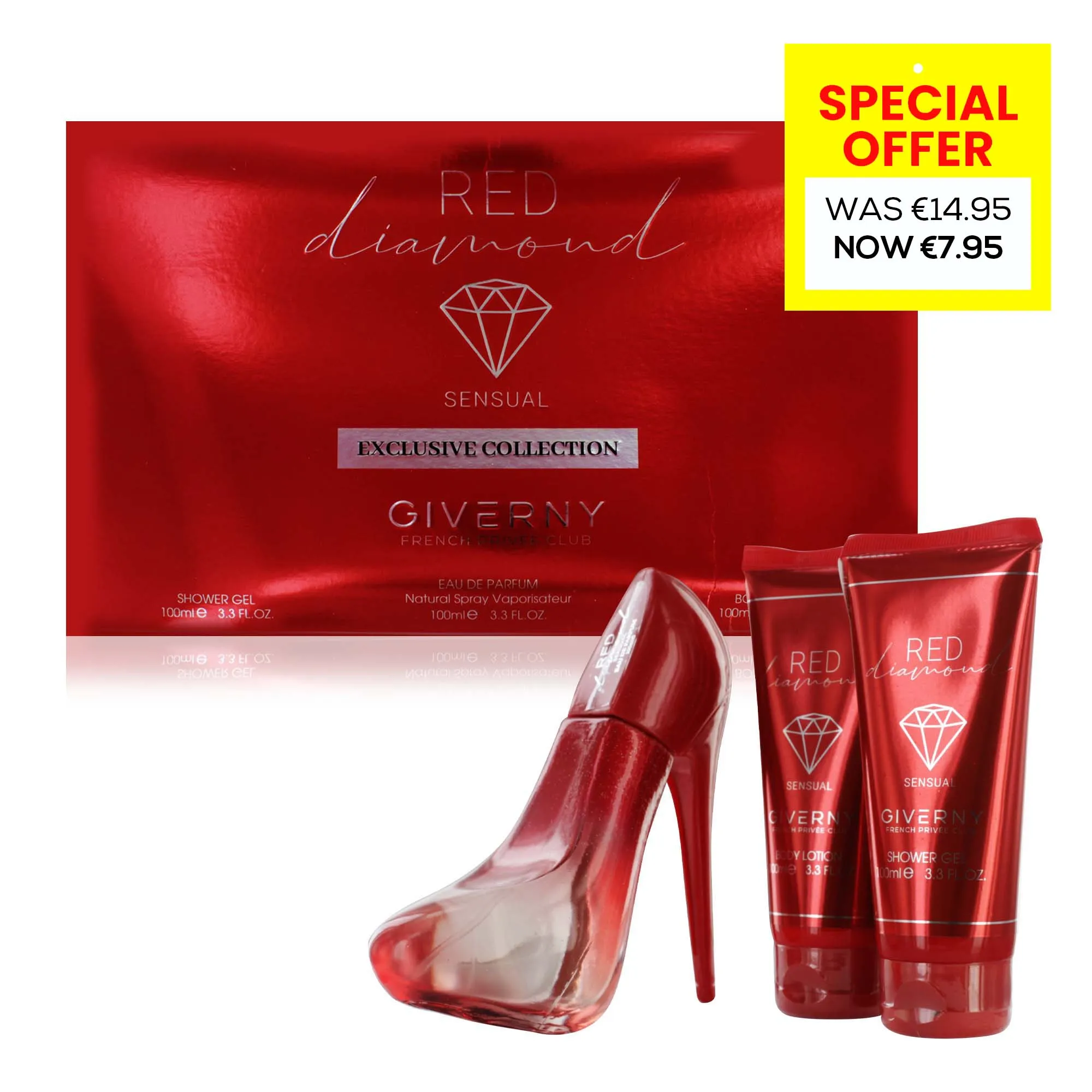 GIVERNY RED DIAMOND 3pce GIFT SET (si passione armani)**special
