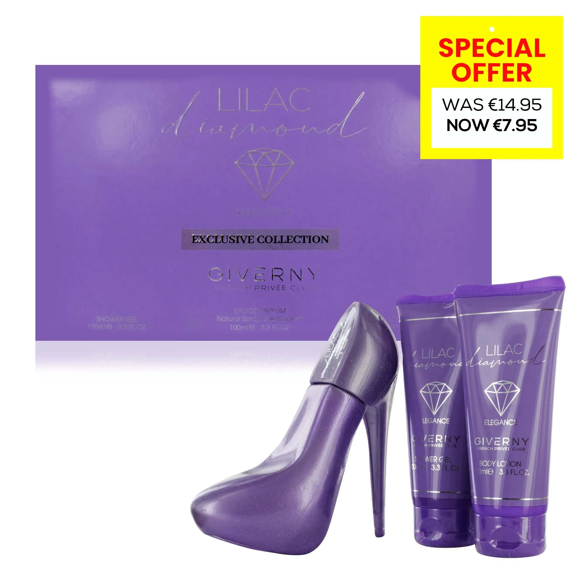 GIVERNY LILAC DIAMOND 3pce GIFT SET (CLOUD ARIANA GRANDE)***special