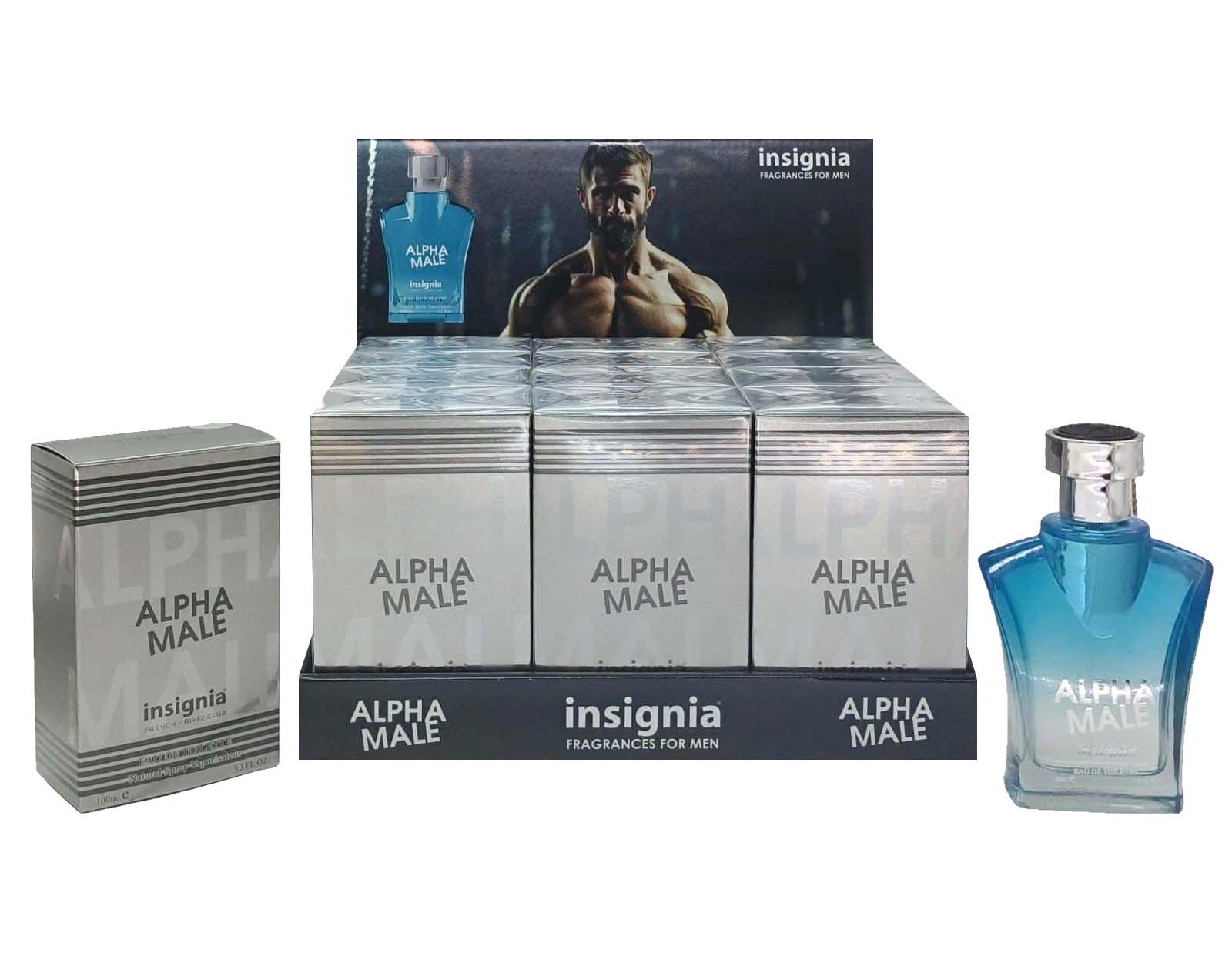 INSIGNIA ALPHA MALE 100ml EDT x12(SIMILAR La Male, Jean Paul Gau)