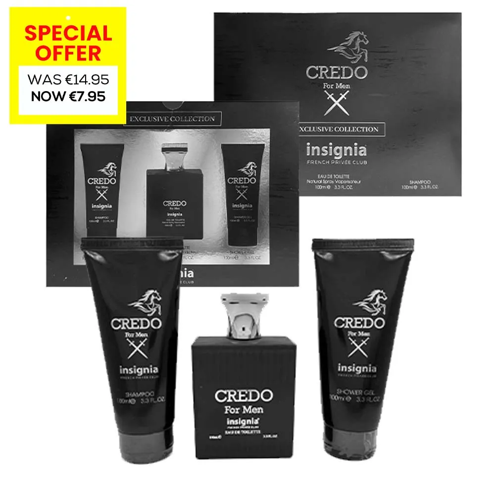 INSIGNIA CREDO MEN 3pce GIFT SET (SIMILAR TO AVENTUS CREED)special