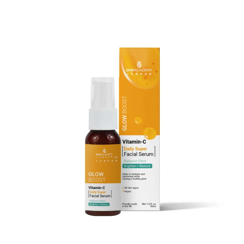 SKIN ACADEMY LONDON GLOW BOOST FACIAL SERUM