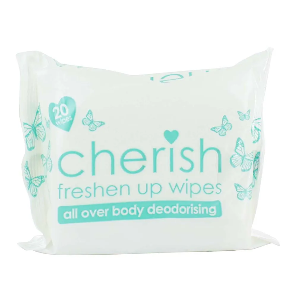 CHERISH DEODRANT WIPES x 12