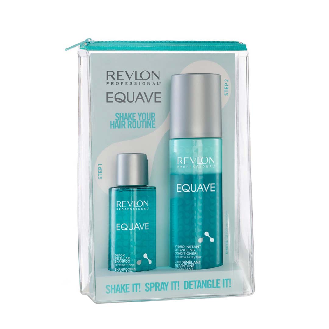 REVLON EQUAVE HYDRO DETANGLING SET 100ml DETOX SHAMPOO & 200ML