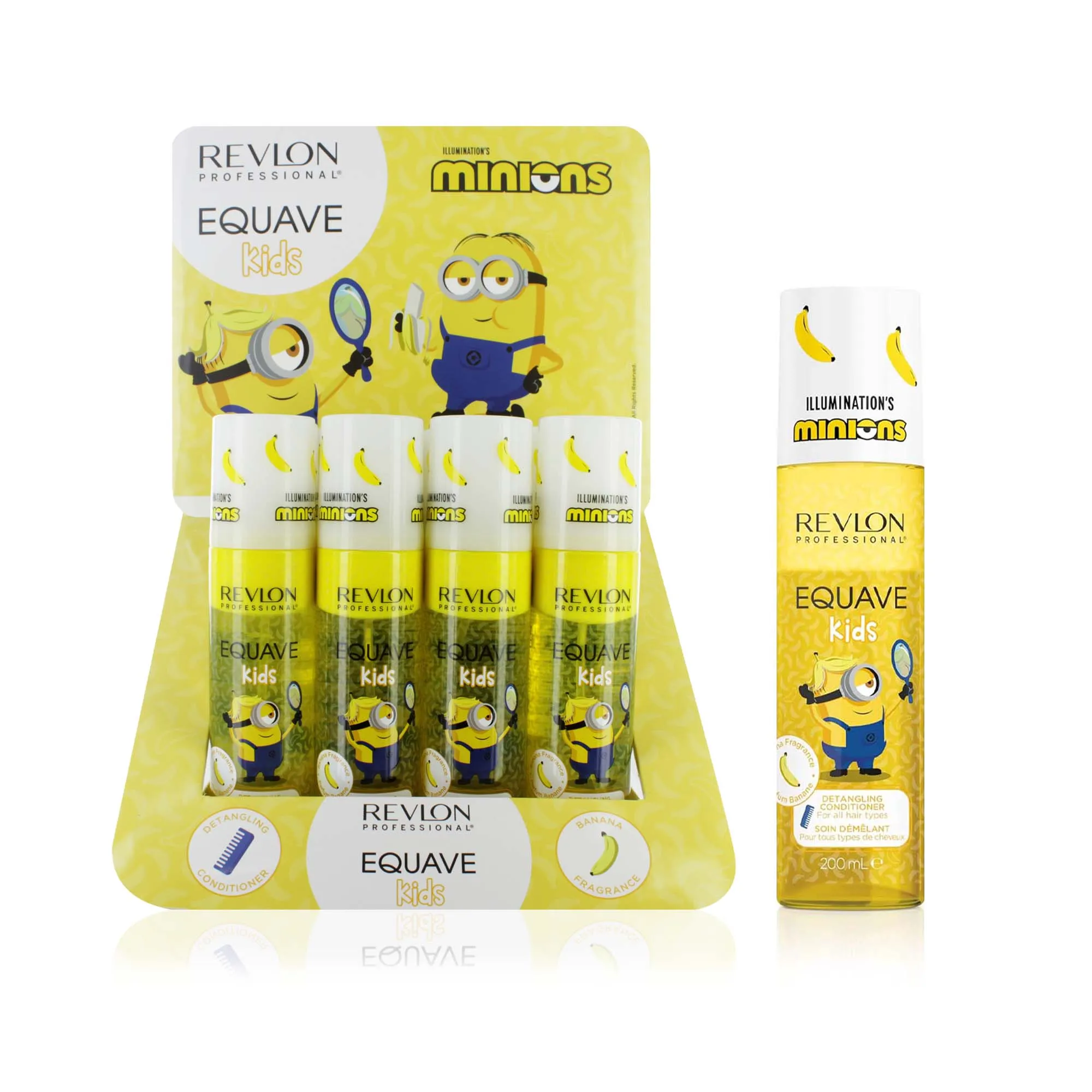 REVLON KIDS MINIONS DETANGLING CONDITIONER 200ml DISPLAY