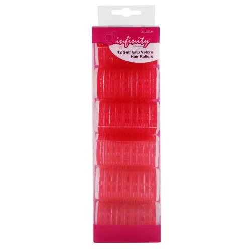 INFINITY VELCRO ROLLERS LARGE RED