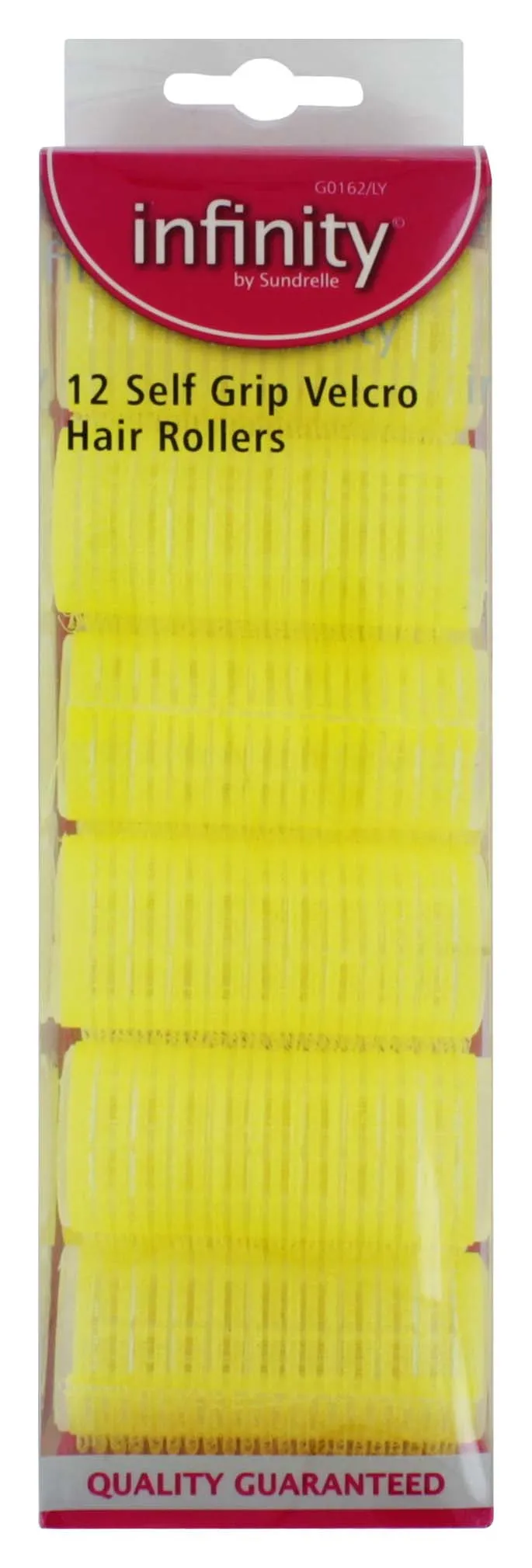 INFINITY VELCRO ROLLERS LARGE YELLOW