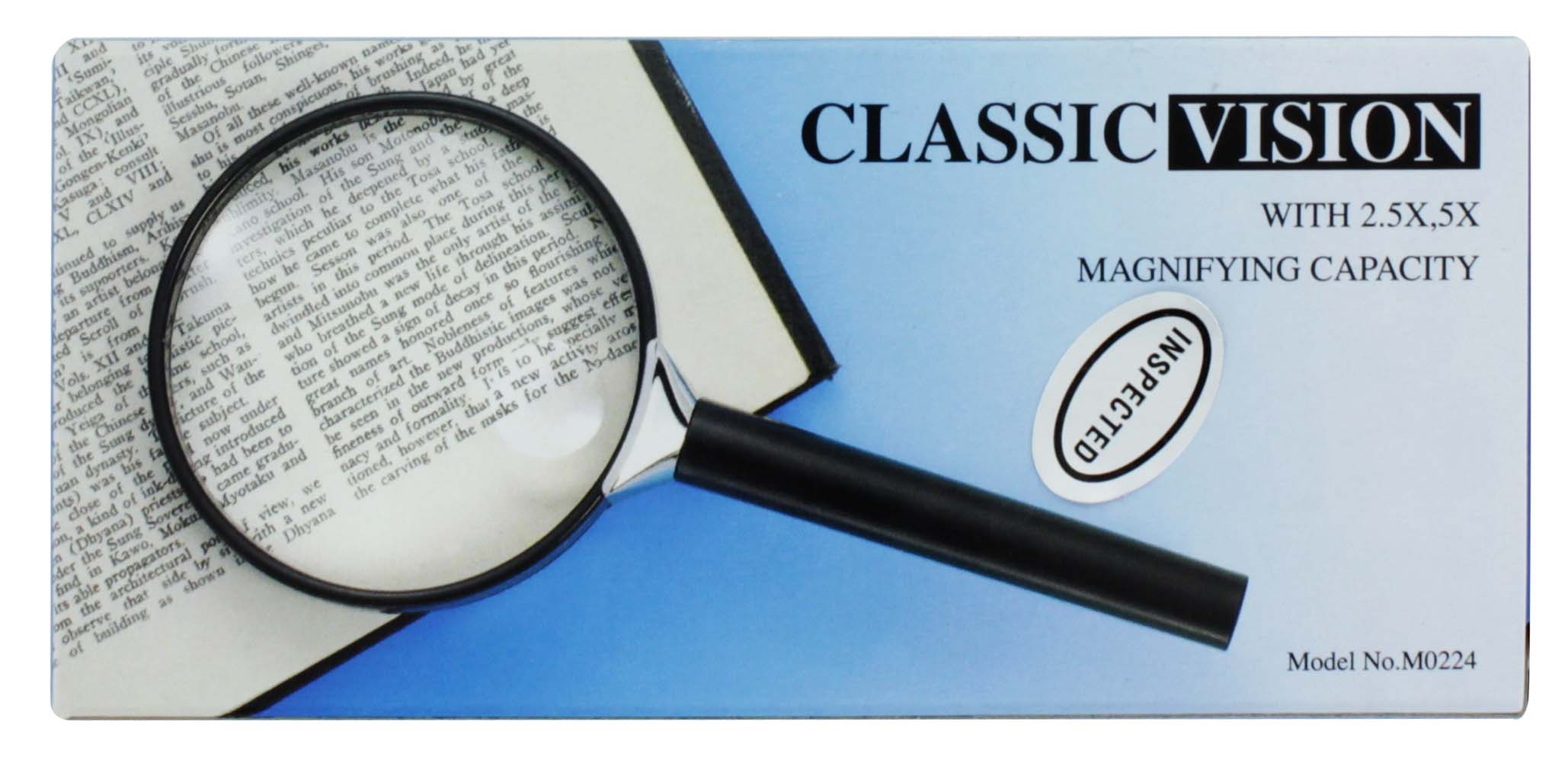 M0224 MAGNIFYING GLASS 2" CLASSIC VISON