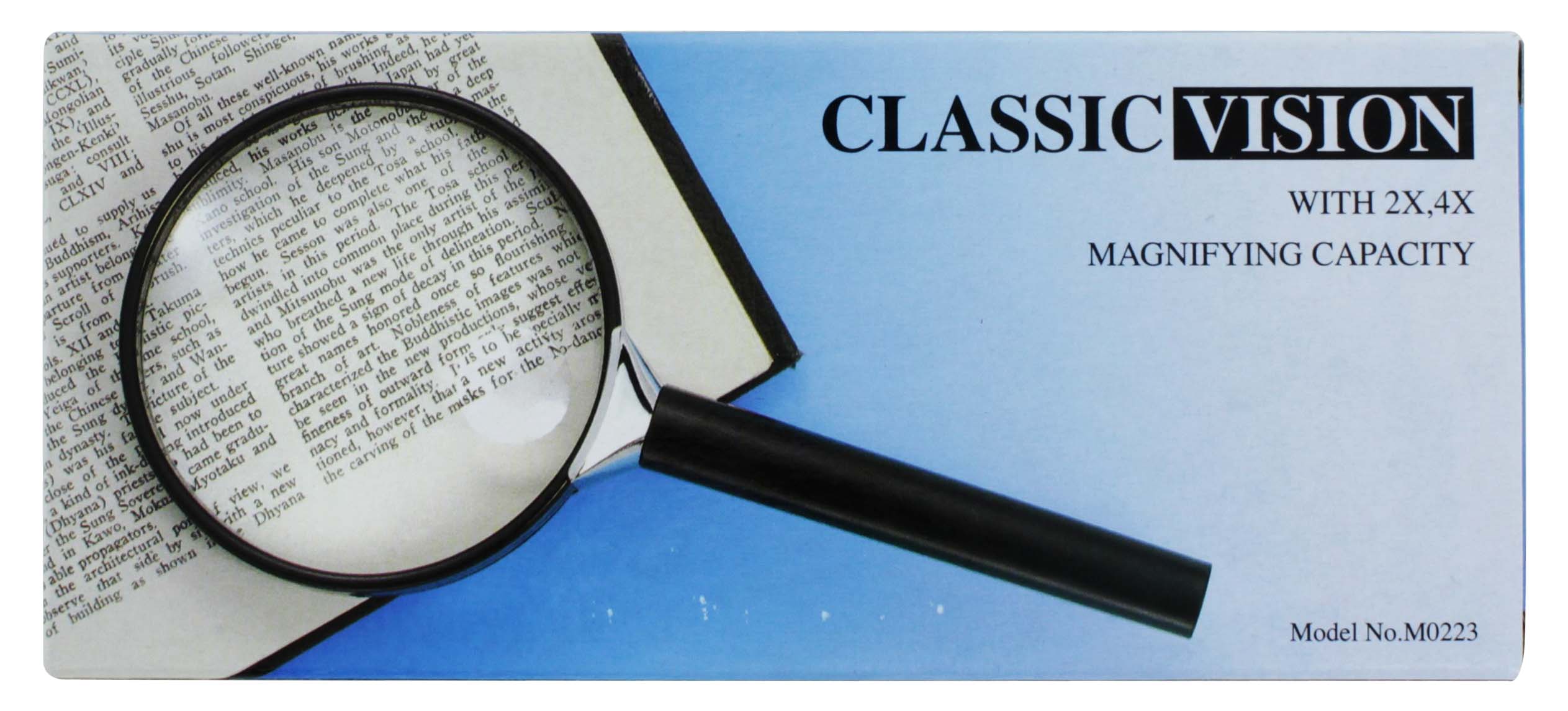 M0223 MAGNIFYING GLASS 2.5" CLASSIC VISION