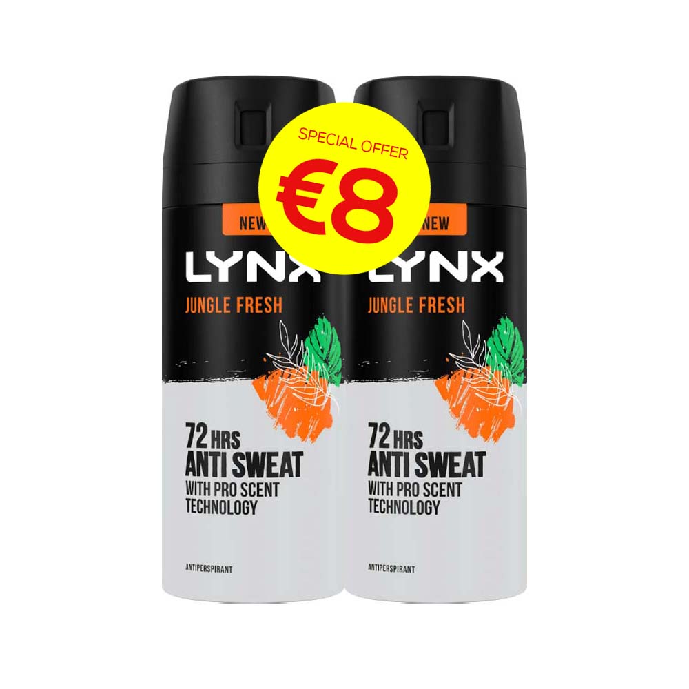 LYNX JUNGLE FRESH A/P 150ml***tw pk