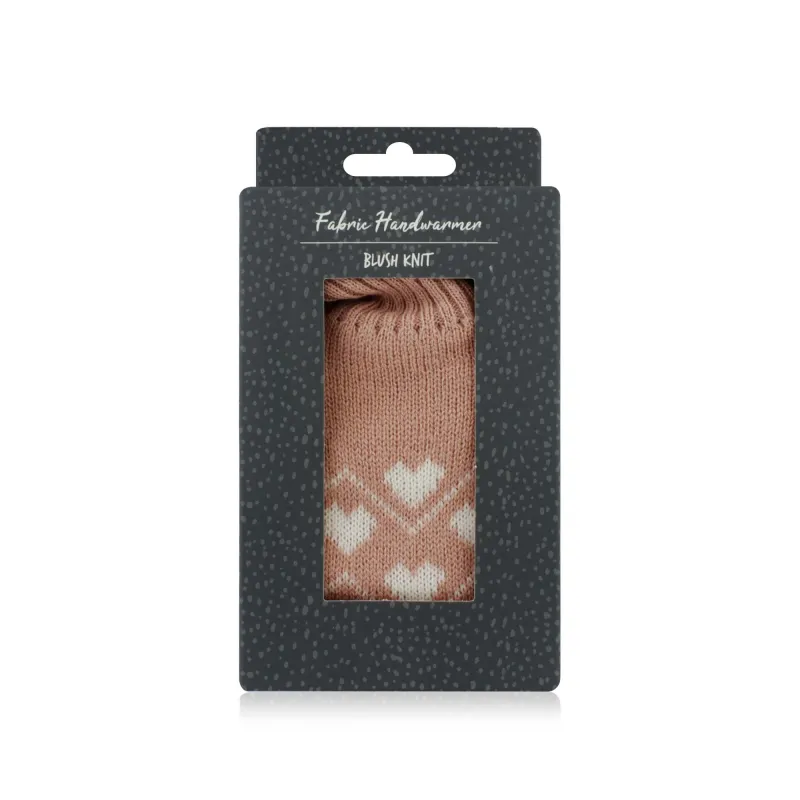 FABRIC HANDWARMERS BOXED BLUSH KNIT