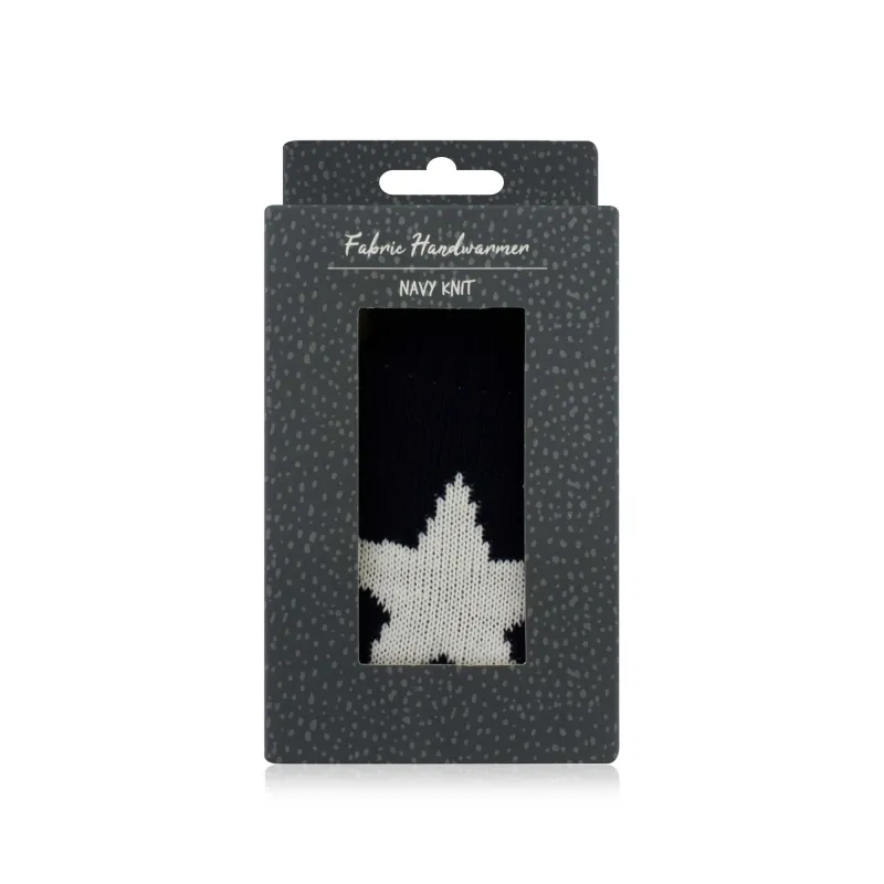 FABRIC HANDWARMERS BOXED NAVY KNIT