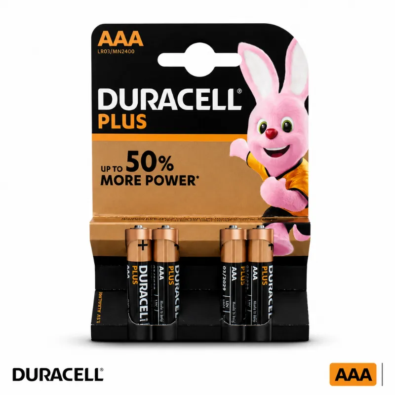 DURACELL AAA BATTERIES (4's)