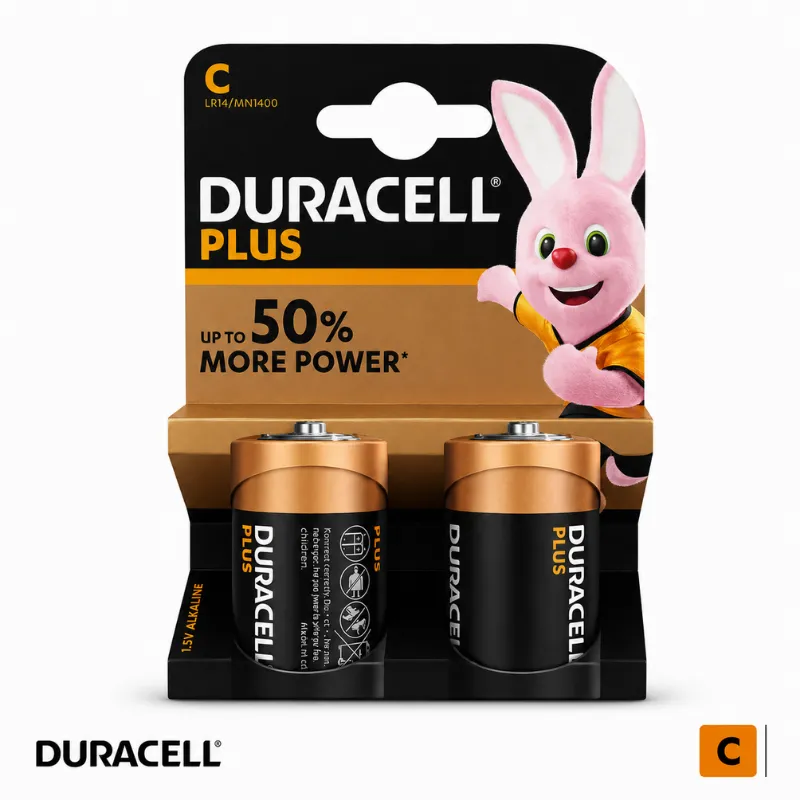 DURACELL PLUS POWER  C LR14