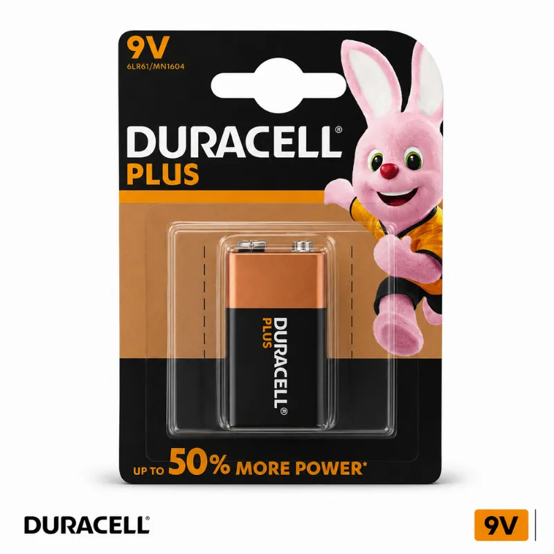 DURACELL PLUS POWER 9V 6LF22