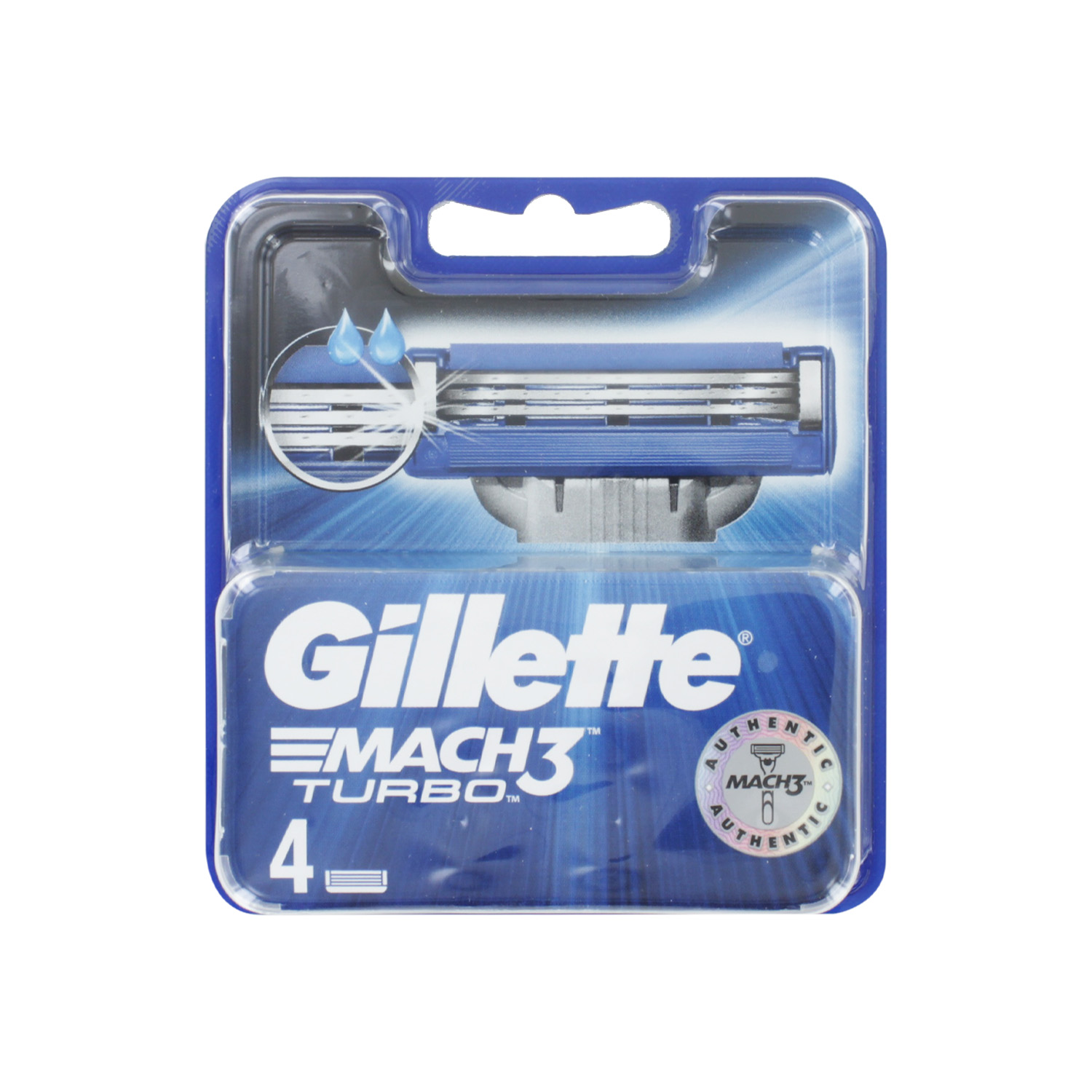 GILLETTE MACH 3 TURBO BLADES 4s
