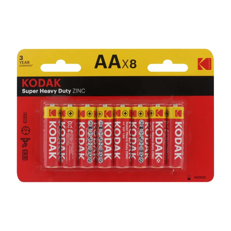 KODAK 8 PACK BATTERIES AA