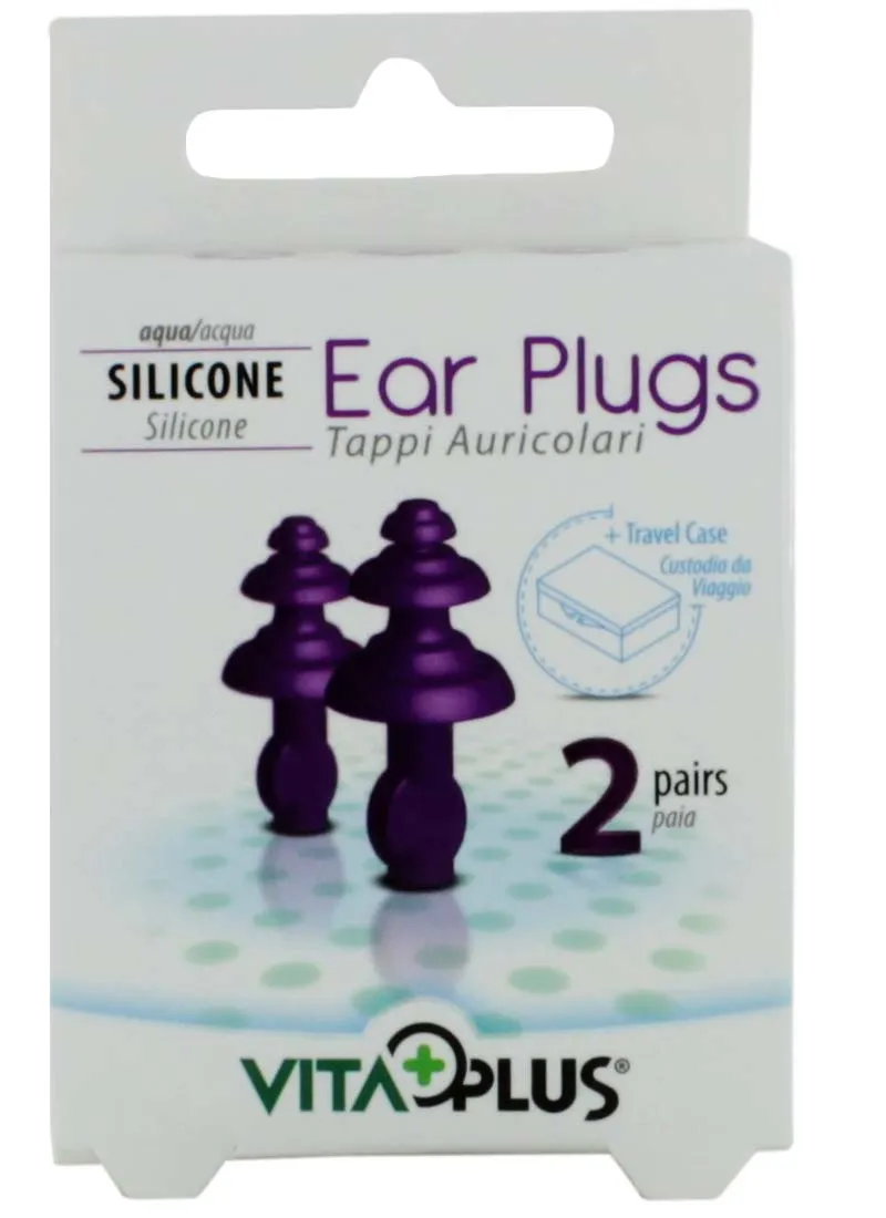 VMS021 SILICONE AQUA 2 PAIR EAR PLUGS
