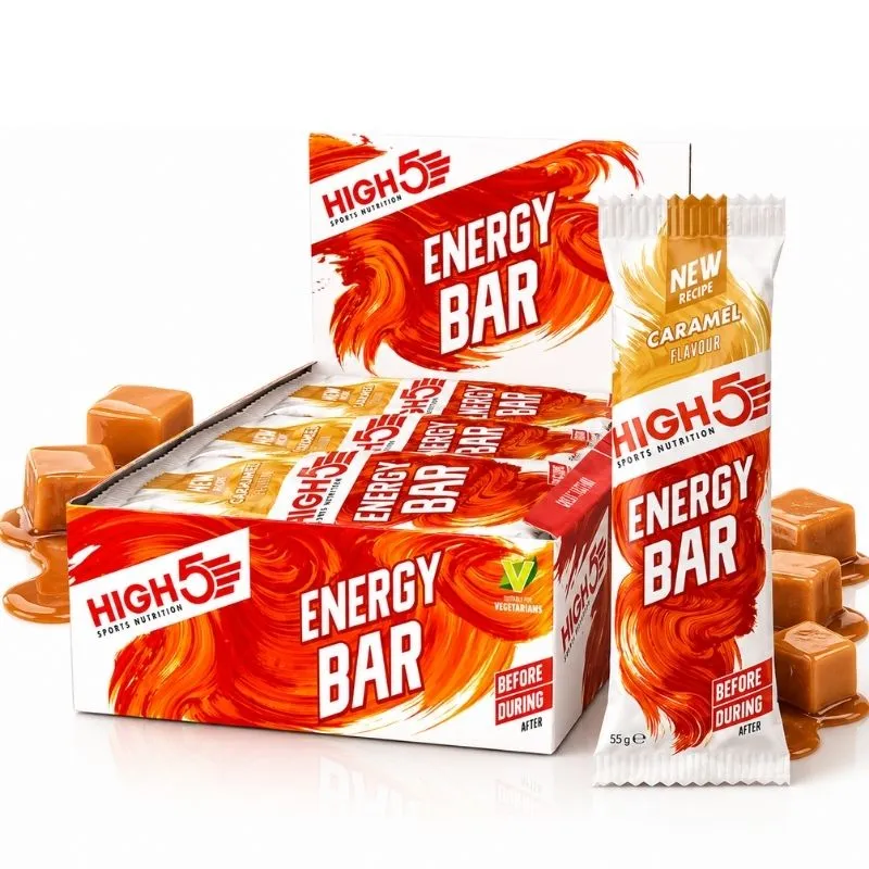 HIGH 5 ENERGY BAR CARAMEL 55g x12