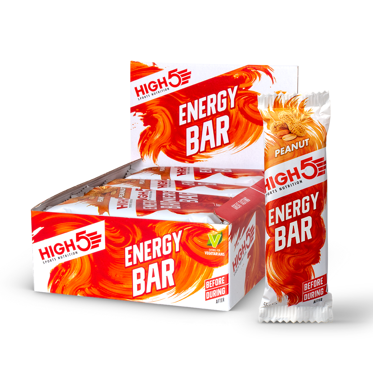 HIGH 5 ENERGY BAR PEANUT 55g x12 7/24