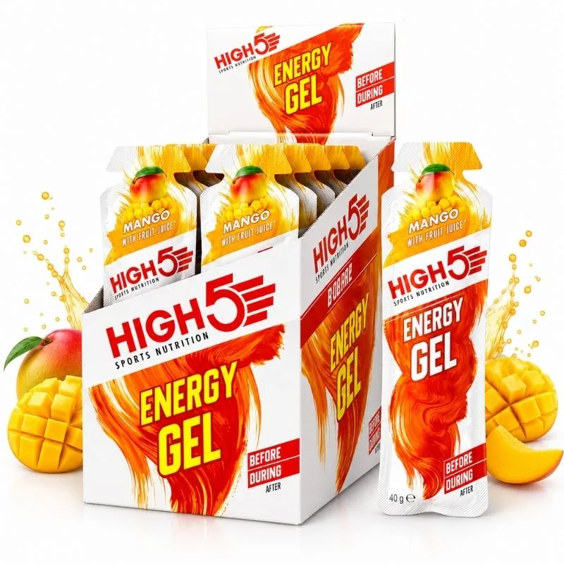 HIGH 5 ENERGY GEL MANGO 40g x20