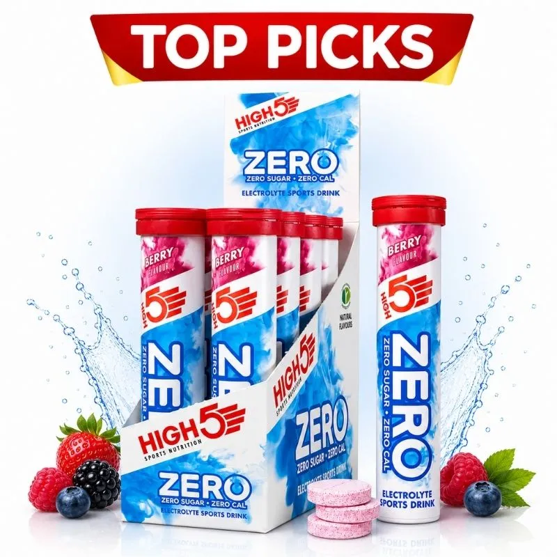 HIGH 5 ZERO SALTS TUBE BERRY x8 ELECTROLYTE SPORTS DRINK