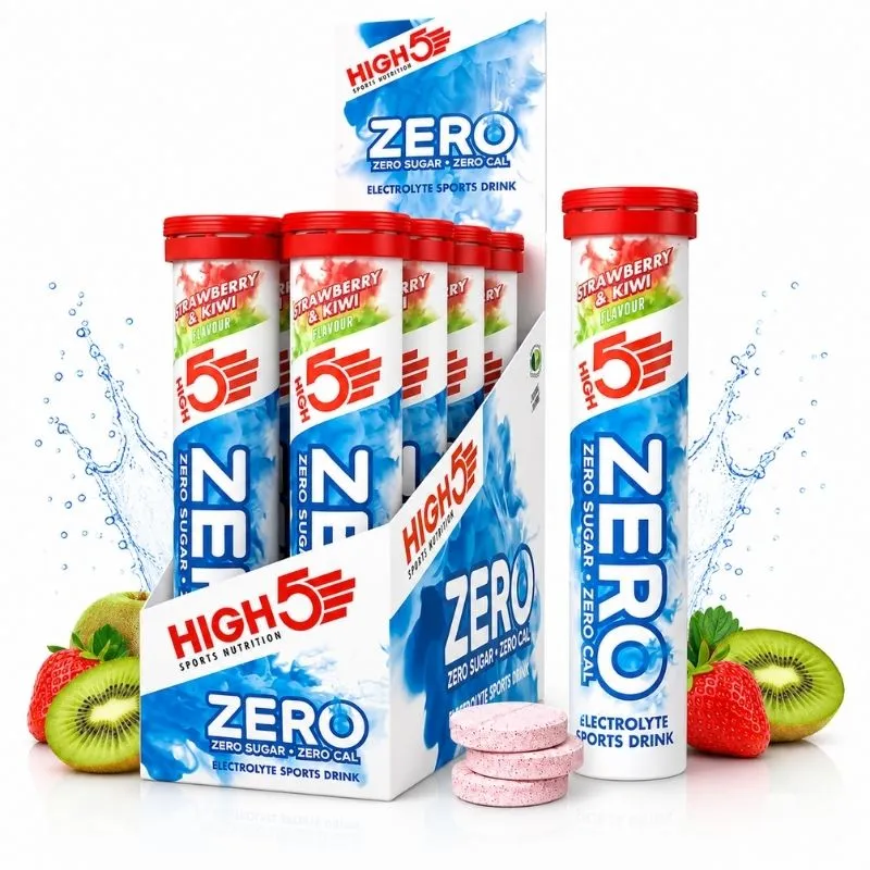 HIGH 5 ZERO SALTS TUBE STRAWBERRY & KIWI x8 ELECTROLYTE SPORTS DRINK