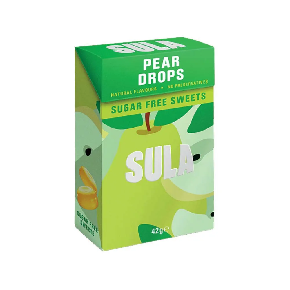 SULA SUGAR FREE PEAR SWEETS x14