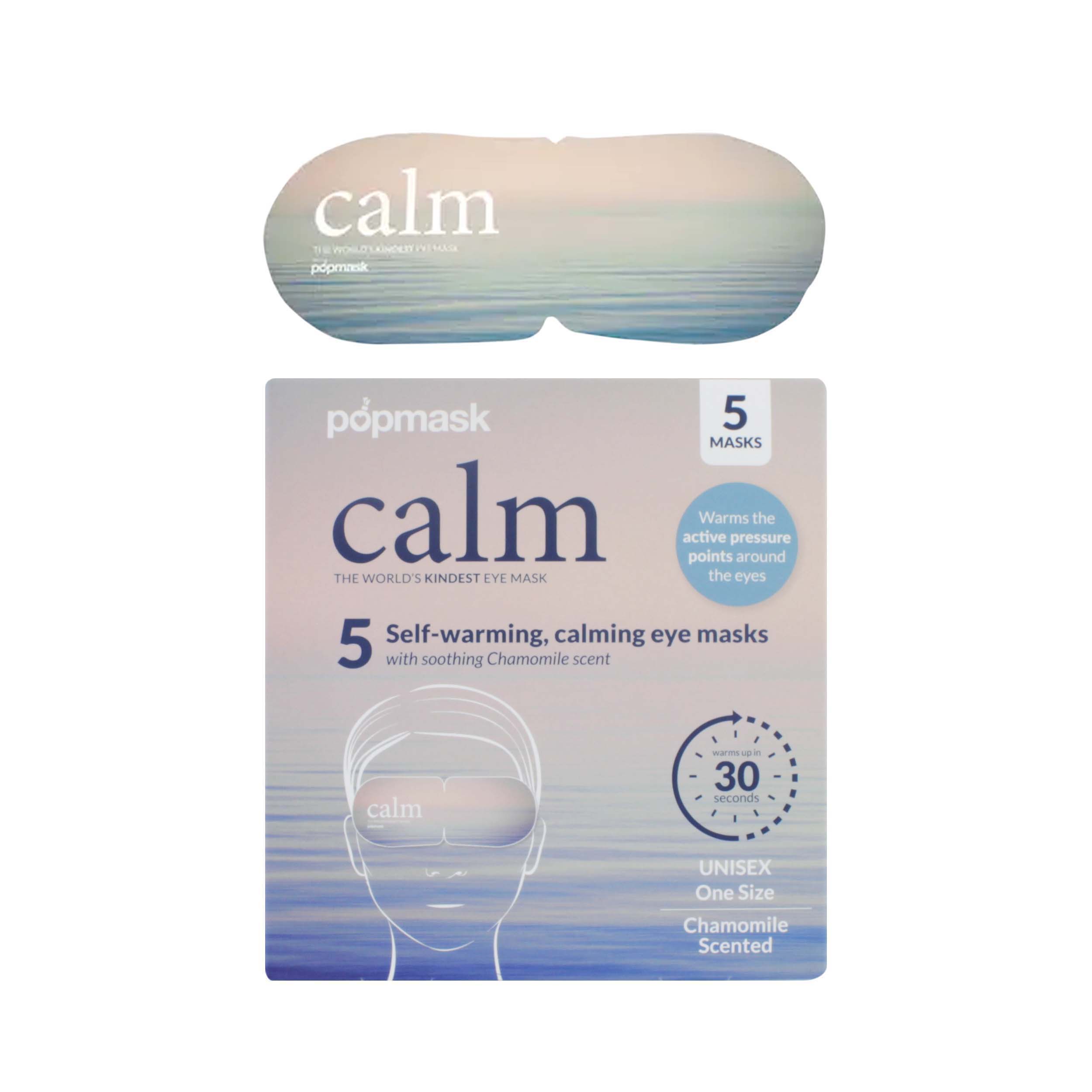 CALM 5 SELF WARMING EYE MASKS