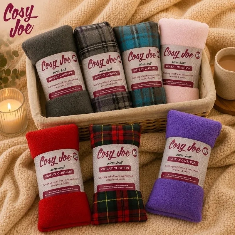 COSY JOE HOT-PAK WHEAT CUSHION LAVENDER