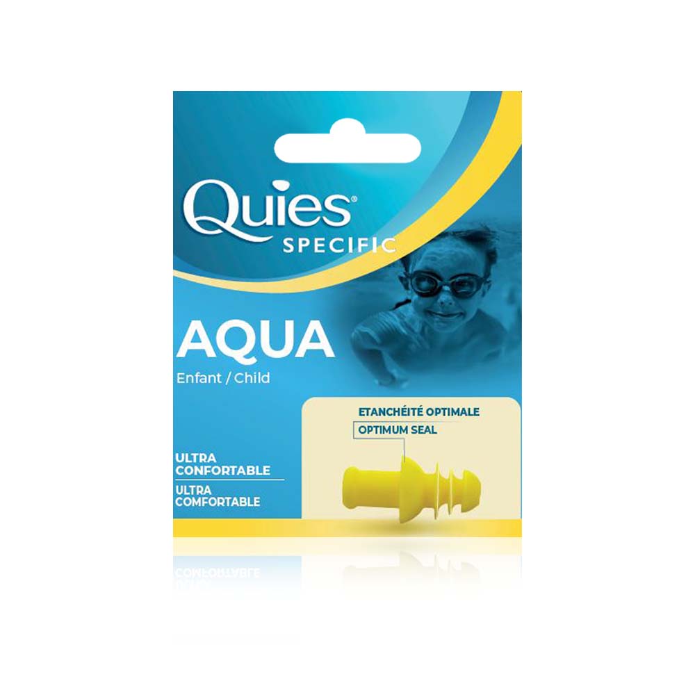 QUIES KIDS AQUAPLUG SWIMMING EARPLUGS